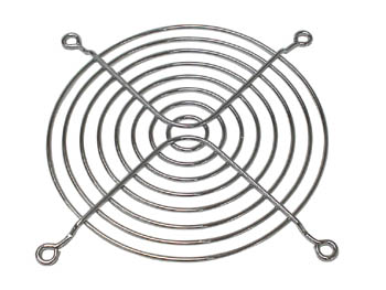 Grille métallique pour ventilateur 120x120mm chromée