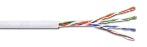 CABLE RESEAU RIGIDE BLINDE CAT5E  FTP 4P  LSZH (LE METRE)
