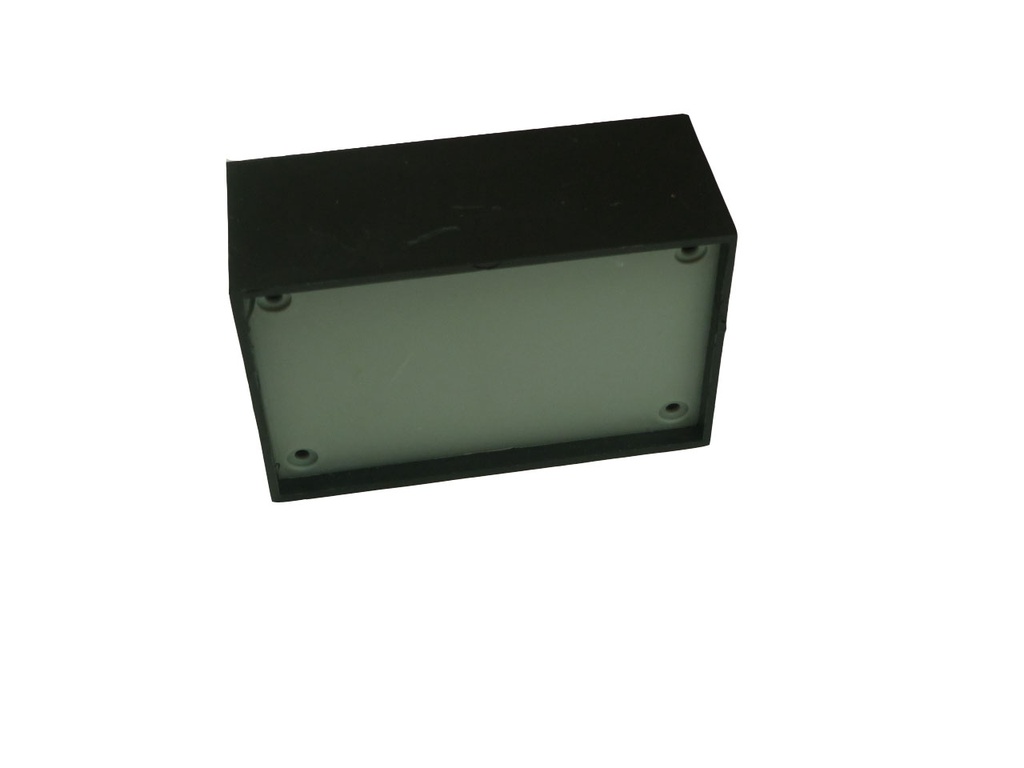 COFFRET PLASTIQUE NOIR  85X55X35MM
