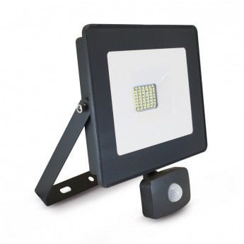 LUMOS SLIM PROJECT 30W 6000K NOIR IP65 + DETECT IR