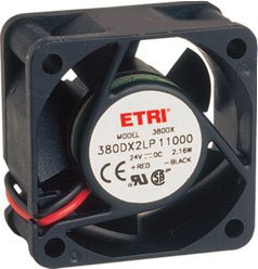  VENTIL  AXIAL- 40x40x20. 24 VDc 3 FILS