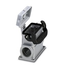  Embase en saillie, étrier longitudinal, hauteur 52 mm, presse-étoupe, 1x Pg16, couvercle de protection