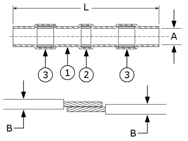 MANCHONS DE SOUDAGE - 110° - 6.0mm (4 pcs)