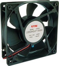  VENTILATEURS AXIAUX BDC. 120X120X38. 12 Volts DC. Roulements. Sortie tachy 3 FILS