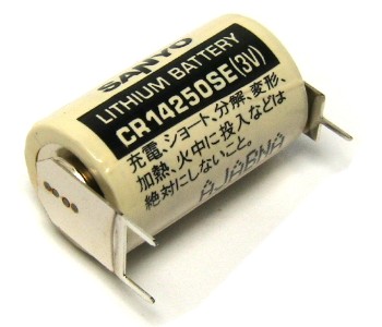 PILE LITHIUM 1/2AA 3V 850mAH 3 PICOTS pas 0.8mm