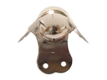  COIN DE PROTECTION POUR ENCEINTES, BLANC METALLIQUE, 65mm x 90°