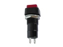 R18-23A BOUTON-POUSSOIR OFF-ON ROUGE 3A/125V