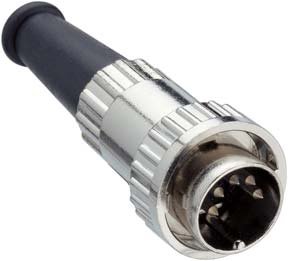 FICHE DIN MALE 5B 45° (240°)