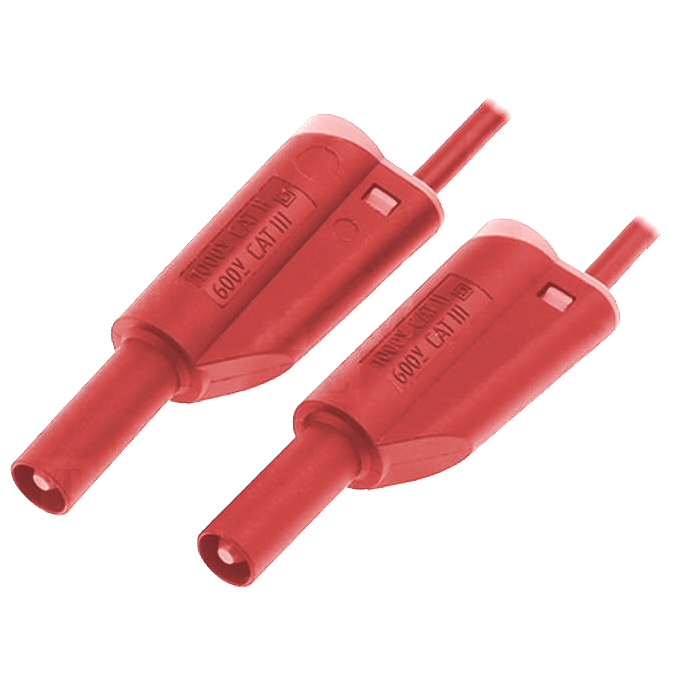  (CF 1234-0507) fiche mâle sécu d4 + fourreau fixe + rep.ARS d4 rouge