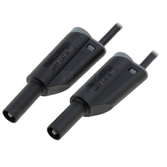  (CF 1234-0514) fiche mâle sécu d4 + fourreau fixe + rep.ARS d4 noire