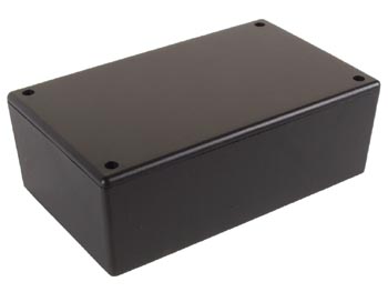 COFFRET PLASTIQUE - NOIR 160 x 95 x 55mm