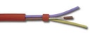 CABLE HAUTE TEMPERATURE SILICONE 3xG0.75m² ROUGE (LE METRE)