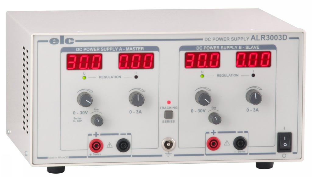 ALIM DOUBLE (0 30V OU 0 60V OU ± 0 30V) 0 3A OU (0 30V 0 6A) 180W