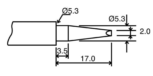 PANNE DE RECHANGE POINTE 4 POUR VTSSC10N-20N-30N-40N