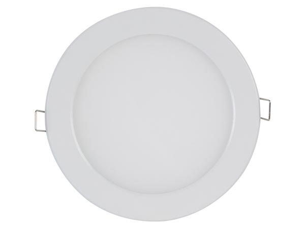 ***PLAFONNIER À LED 12W - ROND - BLANC CHAUD   