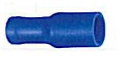 CERF4B/100PCES FICHE FEM. TUBE 4MM BLEU