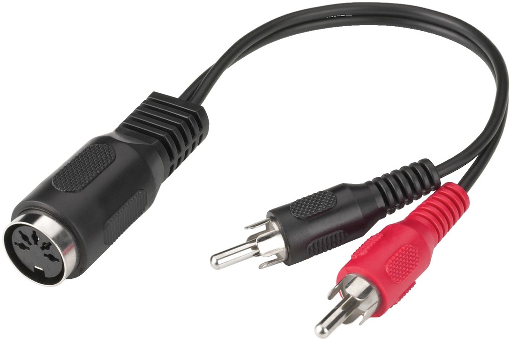 CORDON DIN5/2RCA FEMELLE/MALE