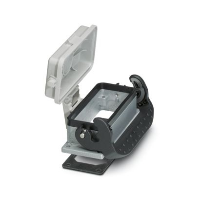 Embase HEAVYCONNEC B16, avec étrier longitudinal, hauteur 27 mm, avec couvercle