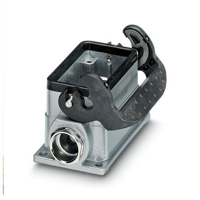 Embase en saillie, avec étrier longitudinal, hauteur 52 mm, presse-étoupe, 1xPg16