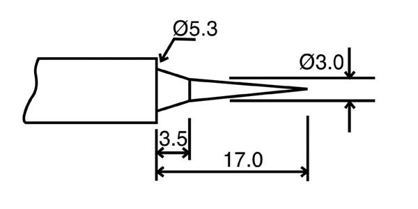 PANNE DE RECHANGE POINTE 2 POUR VTSSC10N-20N-30N-40N