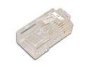 **OBS VOIR 8P8CR** FICHE MODULAIRE RJ45 8P8C POUR CABLES RONDS