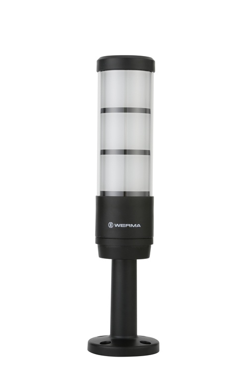 RST56 Colonne lumineuse LED 24VDC 3 niveaux, Rendu homogène et très lumineux, Design industriel robuste : IP66/IP69k