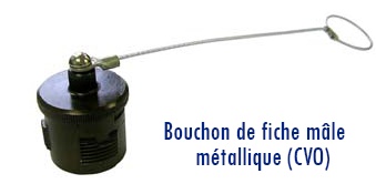 BOUCHON FICHE MÂLE BOITIER N°5