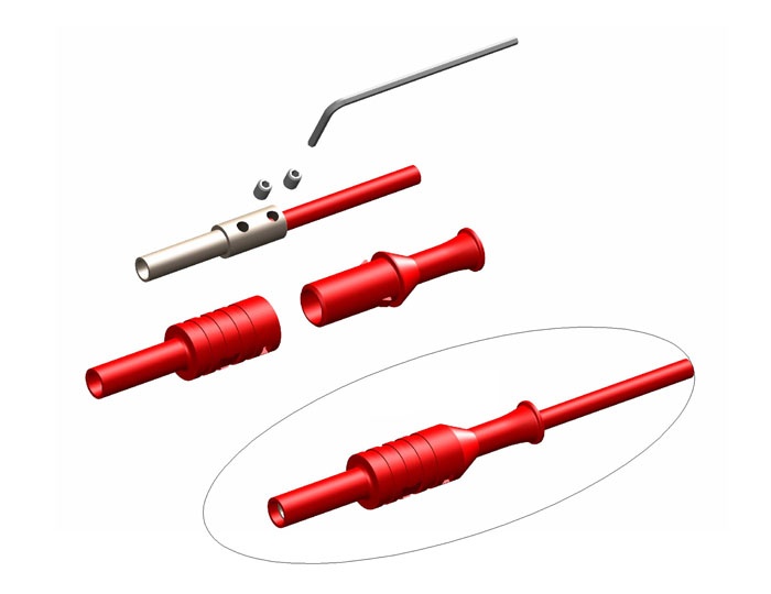 fiche femelle sécurité d4 verte