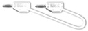 cordon lab rep.AR d.2 PVC 0.40mm² Lg 25 cm blanc