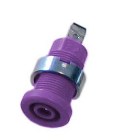 douille sécu rac. Faston 4.8 v. industrie violette