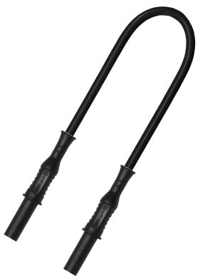 c.4sécu IEC droitPVC 1.00mm² Lg 100 cm rouge