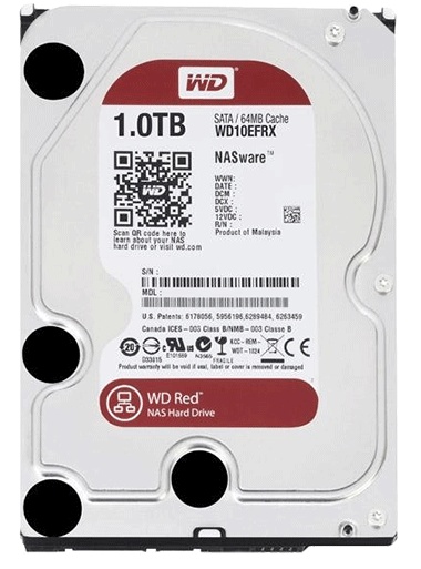 Disque dur 3"1/2 Sata III 1To 64Mo WD Red NAS