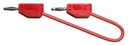 cordon lab rep.AR d.2 PVC 0.40mm² Lg 50 cm rouge