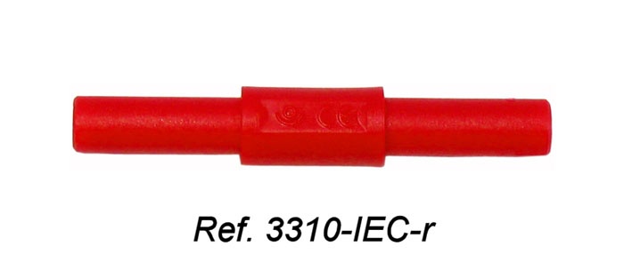 prolongateur femelle femelle d4 IEC rouge
