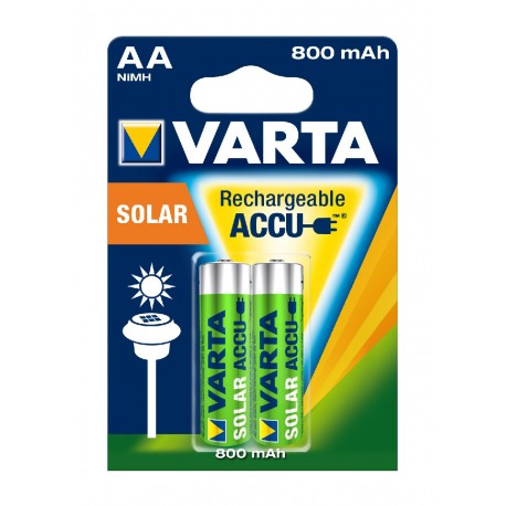 ACCU AA/R6 x 2 800mAh pour lampe solaire
