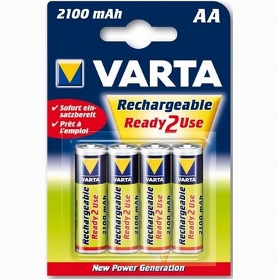 ACCU AA/R6 x 4 - 2100 mAh pré-chargés