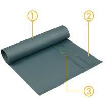 Tapis isolant individuel. Classe 0 et catégorie ''C'', conforme IEC 61111. Epaisseur 2 mm. 1 m x 0,6 m. Umax: 1000 V a.c.-1500 V