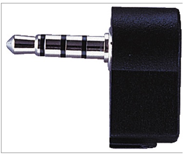 FICHE JACK 3.5 MALE 4 VOIES COUDEE