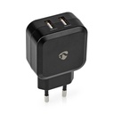 Chargeur mural | 24 W | Fonction de charge rapide | 2x 2.4 A A | Nombre de sorties: 2 | 2x USB-A | Aucun Câble inclus | Single V