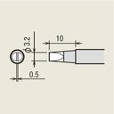 Panne tournevis largeur 3,2 mm