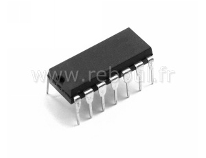 CIRCUIT INTEGRE CMOS  4 AND à 2 entrées