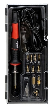 KIT PYROGRAVURE BOIS, FER 25W/230V, 15 PC, EU