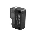 Cellule à élimination d'arrière plan  Boîtier plastique 14*43*31  PNP - claire/sombre - connecteur M8 4 pôles  Portée max : 350 