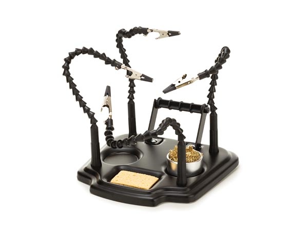 Troisième Main avec 4 Bras et Support d'Étain à Souder