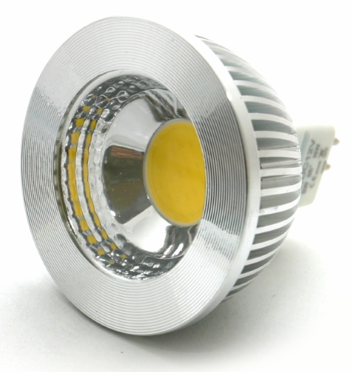 **OBS** Ampoule LED COB 5W MR16 GU5.3 bl.froid 12V
