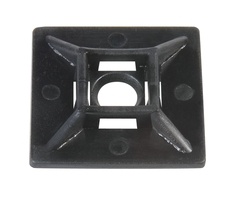 EMBASE ADHESIVE OU VISSER 26.5x26.5 POUR COLLIER 4.8 NOIR