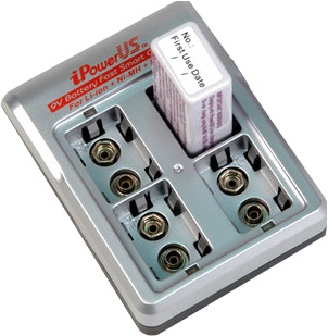 Chargeur iPowerUS Lithium 9V x 4