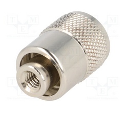 Prise mâle; UHF (PL-259); mâle; droit; RG58; sur fil 