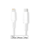 Lightning Câble | USB 2.0 | Apple Lightning à 8 broches | USB-C Mâle | 480 Mbps | Plaqué nickel | 1.00 m | Rond | PVC | Blanc |