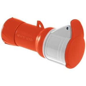 Mureva - prise mobile - basse tension - droit - 16A - 3P+T - 380...415 V - CA - 50/60 Hz - IEC 60309-1 et 2 - vis imperdables - 